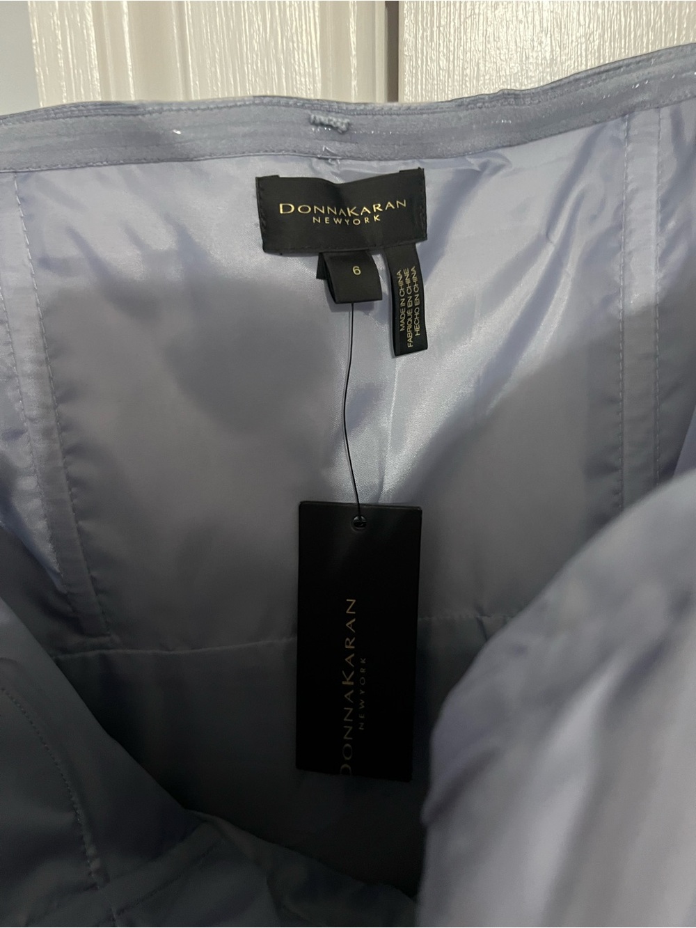 Donna Karan New York Floral Strapless Fit & Flare Gown sz 6 NWT - Picture 11 of 13